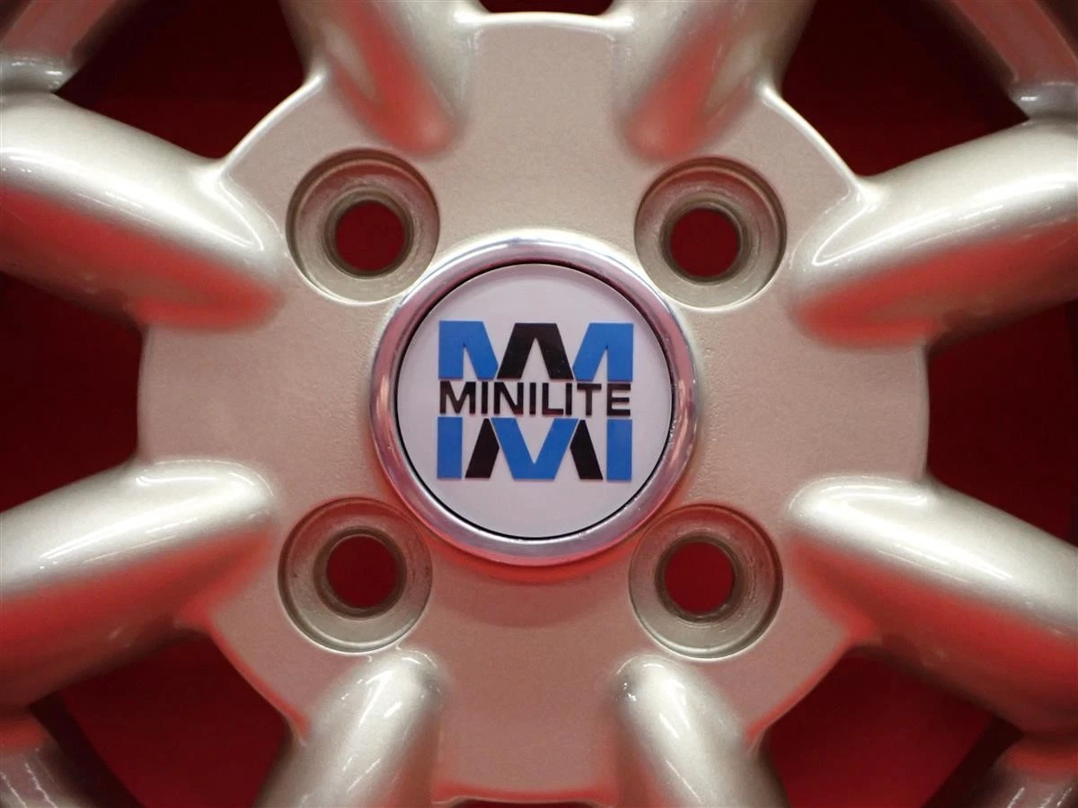 JDM Rare used SUBARU genuine MINI LITE wheels 4Book 4J 12PCD100 4-hole No Tires - Image 9