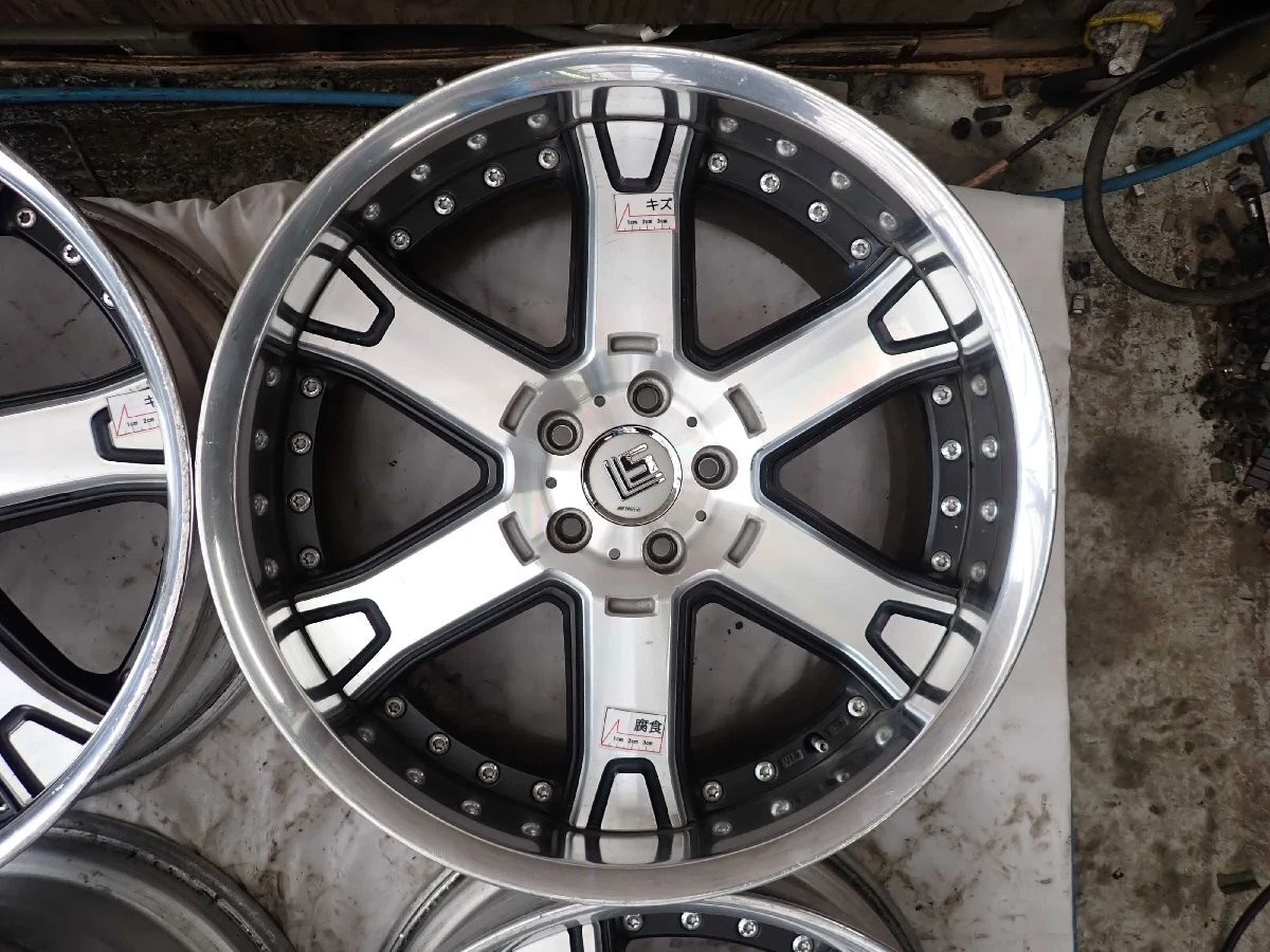 JDM 4BookSET Company Address 20x8.5J 9.5J WORK LS606 Aluminum 5-Hole P No Tires - Image 3