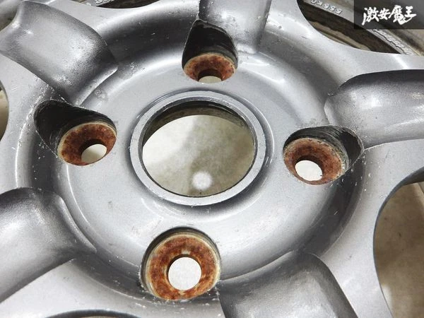 JDM Rare WEDS SPORT RS5 146J +10 PCD114.3 4-lug deep aluminum rims 2Bo No Tires - Image 7