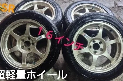 JDM Out of print Tanabe SSR type C 16x7JJ + 32 100x5H 4-Book Set TA No Tires