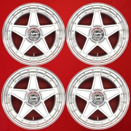 JDM Rare WORK Ewing III wheels 4Wheels 16x7.5+8 8+-0 5x114.3
