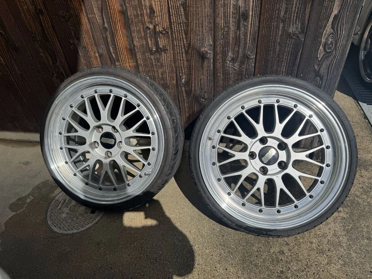 JDM BBS LM 2Book rebarrel 18-inch BBS No Tires