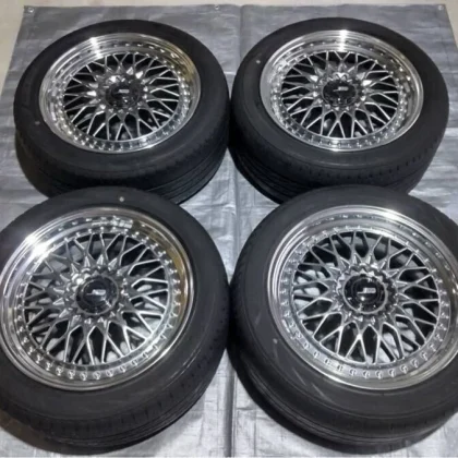 JDM Wheels: SSR Professor Mesh Under 18-inch +49. Tires: Bridgestone L No Tires