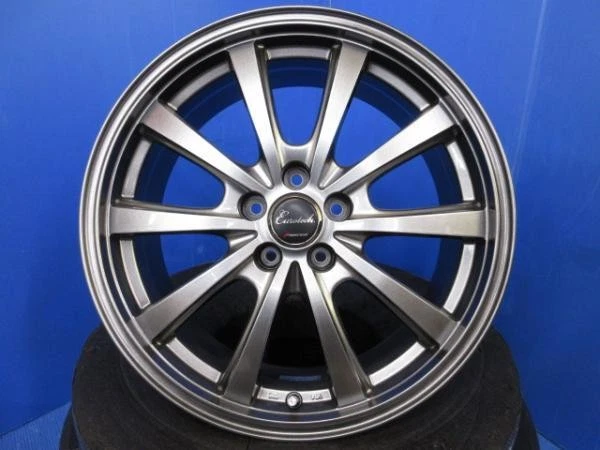 JDM Subaru Legacy Outback 4-Pack Set: Gunmetal 17" Aluminum Wheels 5-L No Tires - Image 4