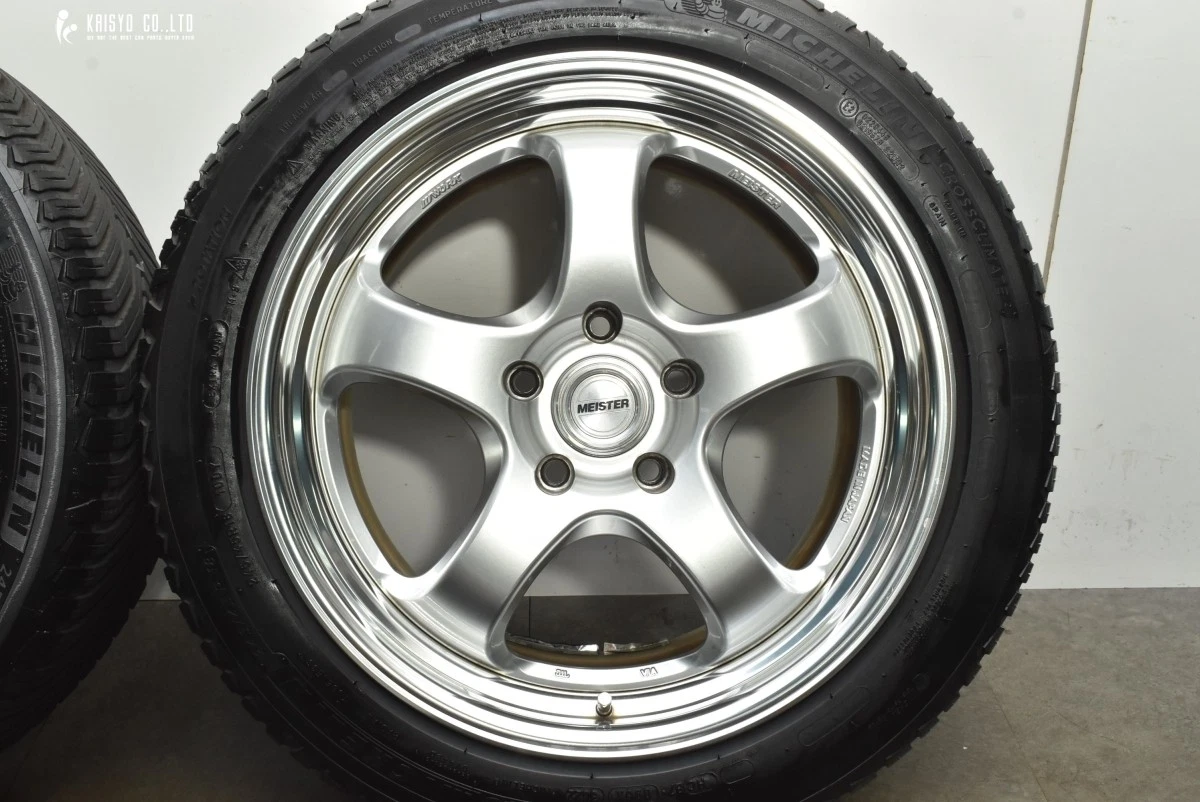 JDM Custom WORK Meister S1R 18-inch 8.5J +47 PCD120 Michelin Black Scl No Tires - Image 6