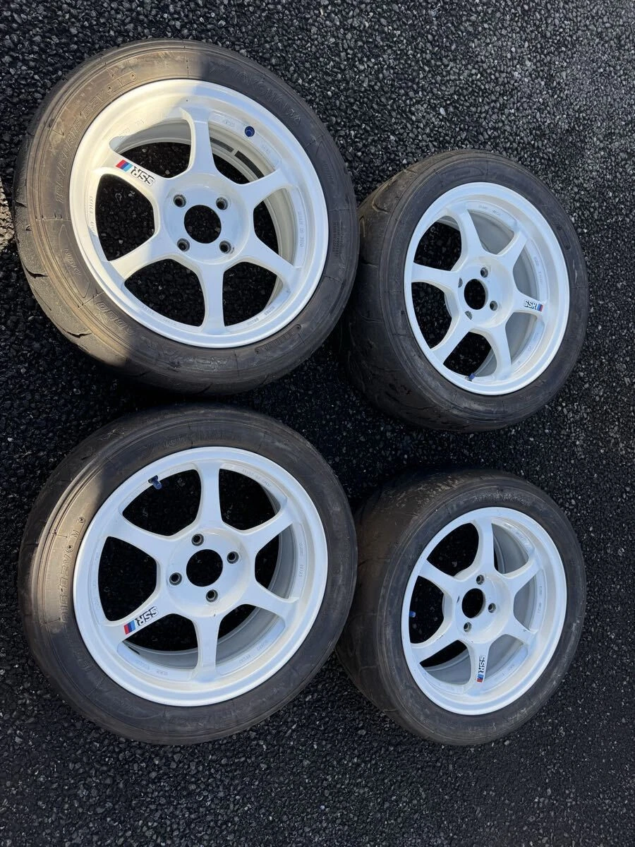 JDM SSR TYPE-C PCD100 7J 4H +35 4-Book Lightweight Wheels for Honda Ci No Tires