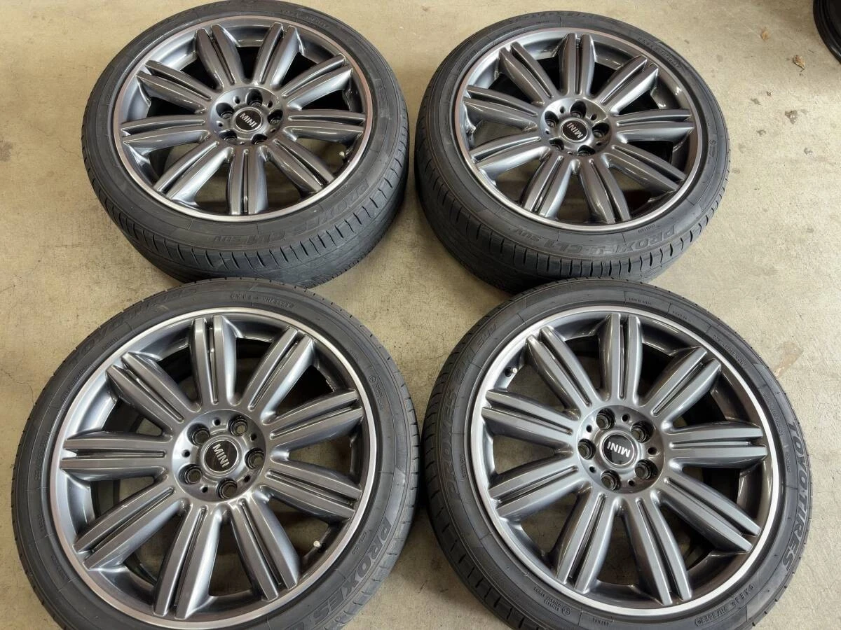 JDM BMW F60 Black Suo Bar Genuine TOYO 2023 19-inch Wheels Set of 4 No Tires