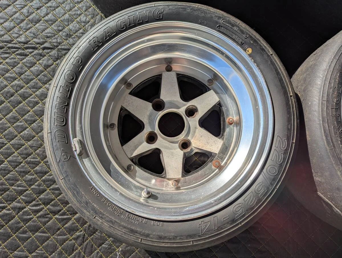 JDM Rare SSR Speedster Suzuka Sangyo Longchamp XR-4 148J-13 9J-25 114. No Tires - Image 2