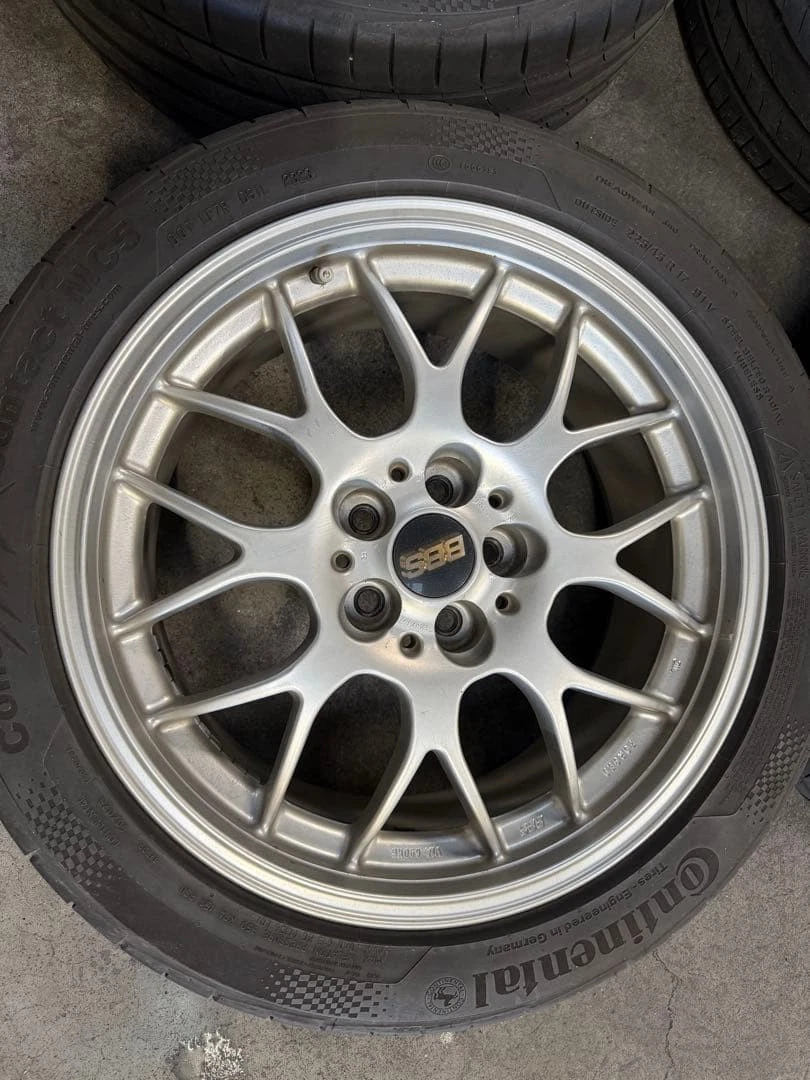 JDM BBS RG-R 17 Wheel Set with Tires No Tires - Image 2