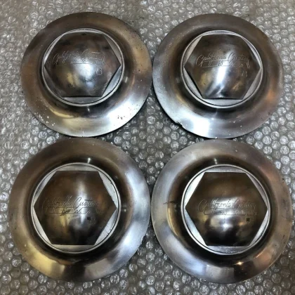 JDM Rare California Custom 17 Billet Aluminum Wheel Center Cap Wheel No Tires