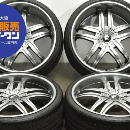 JDM Used FORGIATO 4-Book Set 229.0J x 22+15 PCD 114.3/120 245/30ZR22 9 No Tires