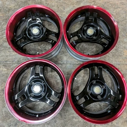 JDM Rare Super Advan Racing SA3R 167J+35 8J+38 PCD114.3 4-hole 4H Out No Tires