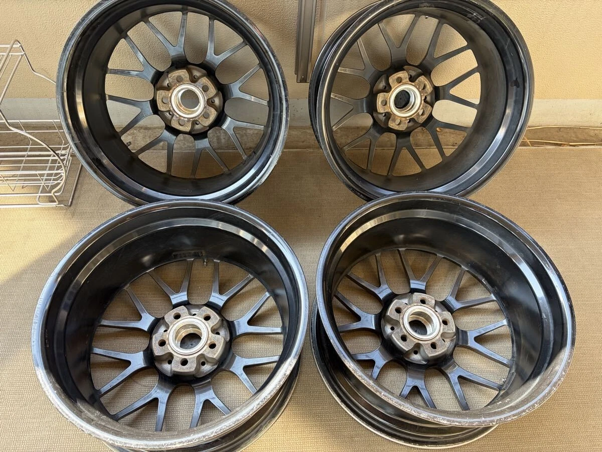 JDM Excellent Condition BBS RG-R Diamond Black RG791 112 8J+50 Ultra L No Tires - Image 7