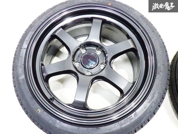 JDM MID RACING R06 188.5J +38 5x114.3 PCD wheels with 4Book Naankan 23 No Tires - Image 3
