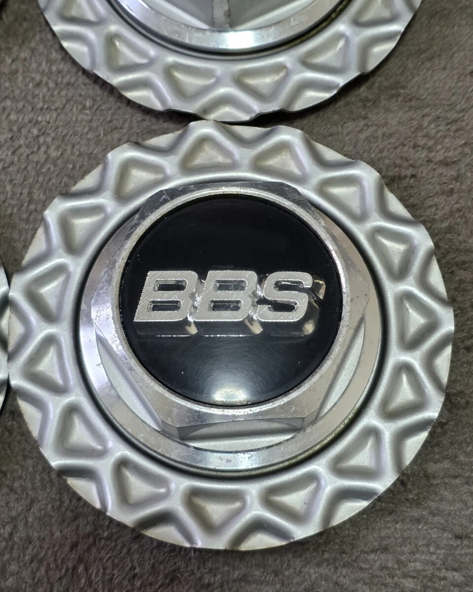 JDM High-type BBS RS center cap screw type 4 pieces with cap wrench 14 No Tires - Image 2