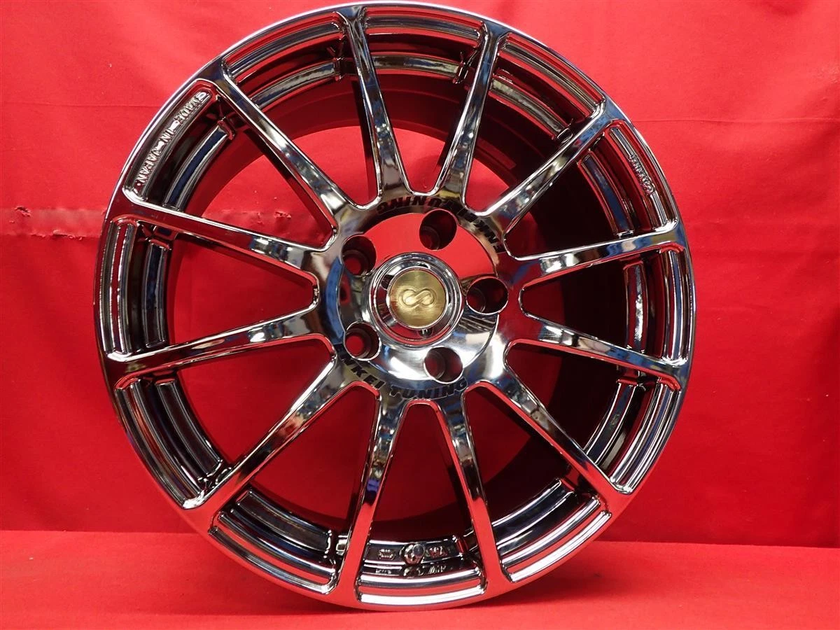 JDM Used ENKEI SC03 wheels 4-wheel 8J 17x114.3 bolt pattern 5x114 bolt No Tires - Image 2
