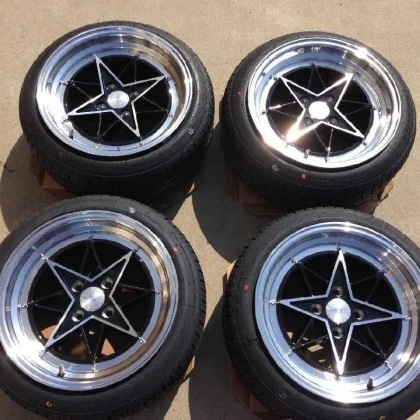 JDM Undriven L805 tires 15-inch 4-pack set 15x8J 4H PCD100 OFF+25 165/ No Tires