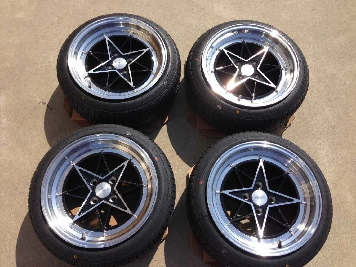 JDM Undriven L805 tires 15-inch 4-pack set 15x8J 4H PCD100 OFF+25 165/ No Tires