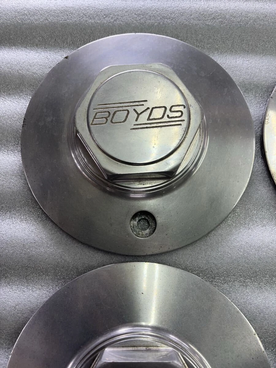 JDM Used BOYDS center caps aftermarket diameter approximately 17.75cm No Tires - Image 3