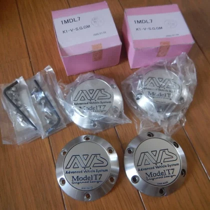 JDM Yokohama AVS Model T7 Center Cap 4 Individual 2 Used 2 with Mounti No Tires