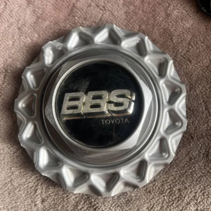 JDM C176-16 Toyota Genuine BBS Rock Aluminum Wheel Center Caps 09.23.1 No Tires