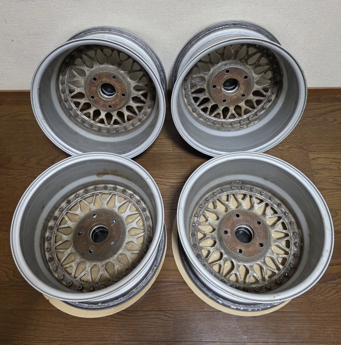 JDM BBS RS RS213 4Wheels 15x7+41 5x114.3 Hub60 - Image 10