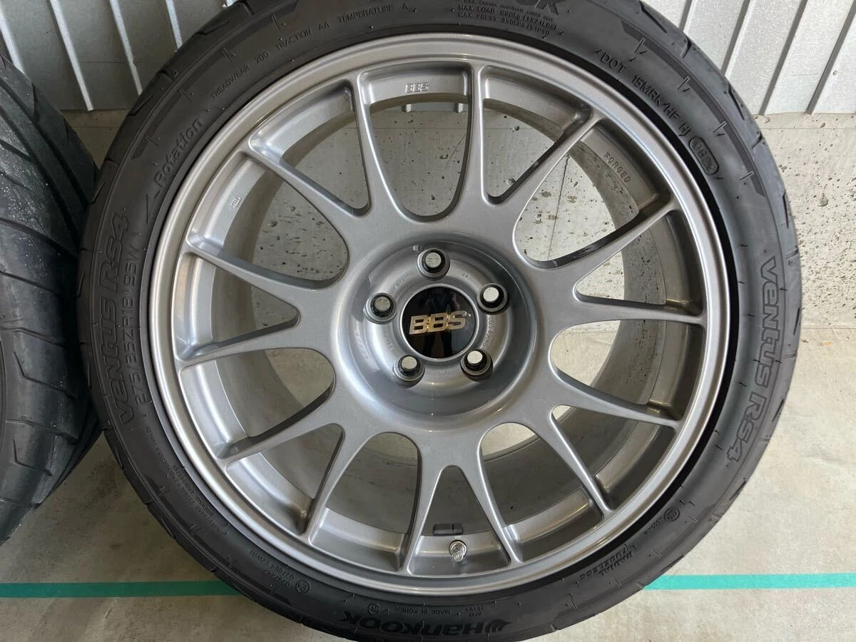 JDM No scratches BBS RE 8.5J 9.5J +24 18114.3 245 275 Celsior Aristo C No Tires - Image 5
