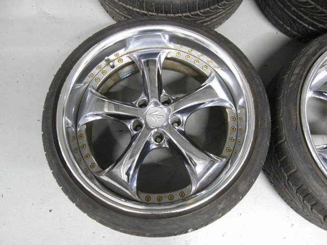 JDM Size: Deep rim WORK VS-KF plated 9.5J+19 11J+26 PCD114.3 5-hole 19 No Tires - Image 4
