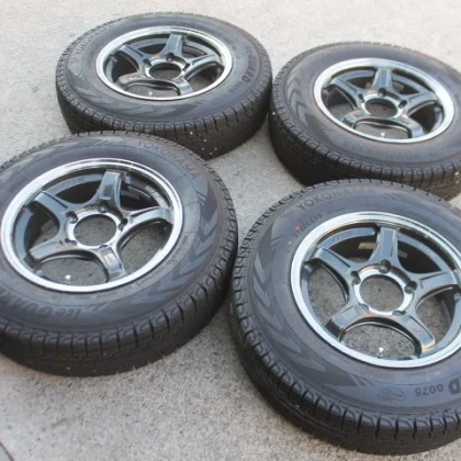 JDM Lightweight SSR DEVIDE X03J 5.5J-16 +22 5H-139.7 wheels with Yokoh No Tires