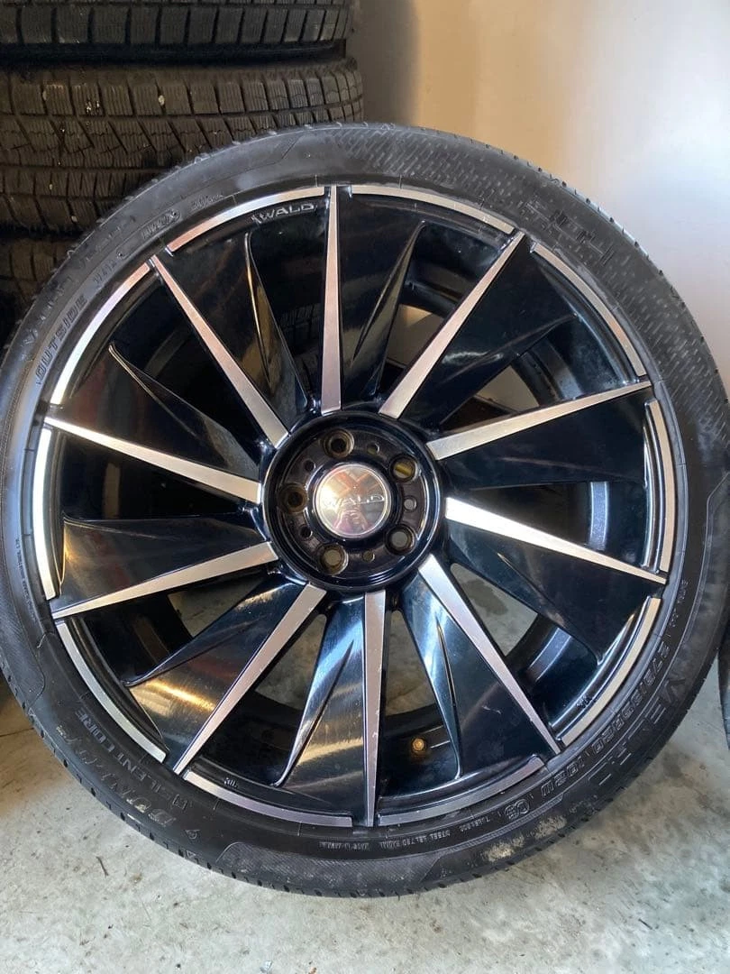 JDM Rare Wald Balcas B11C 20-inch aluminum wheels No Tires - Image 5