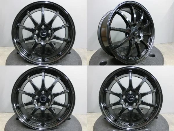 JDM WRX Crown Dunlop summer tires and wheels used set of 4 Le Mans V+ No Tires - Image 2