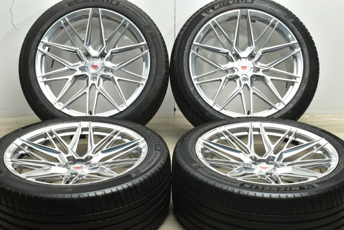 JDM Used VOSSEN EVO EVO-5 4-Book Set 2210.0J x 22+18 PCD 130 295/40R22 No Tires - Image 2