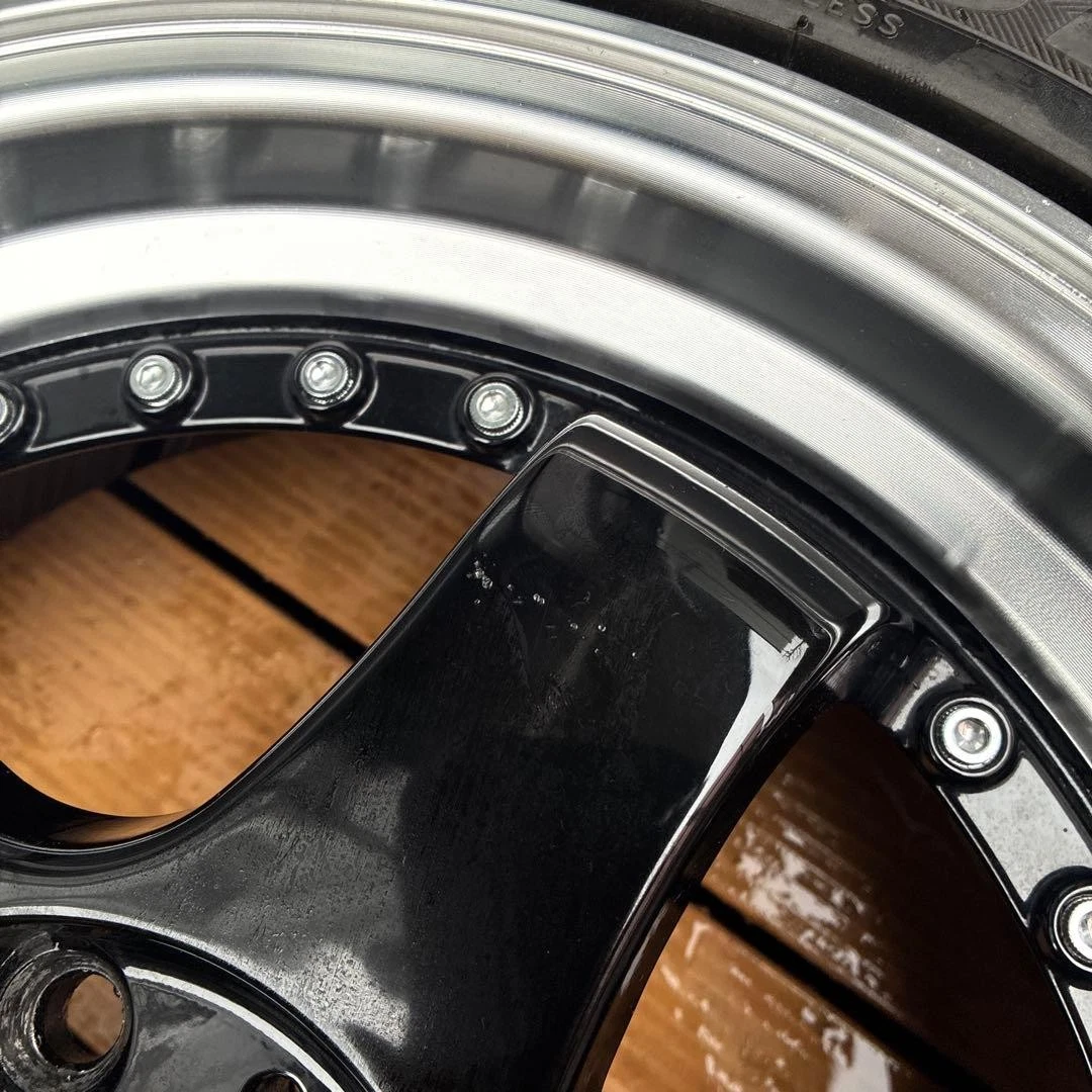 JDM STEALTH Racing 16 black wheel set No Tires - Image 7