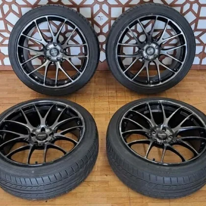 JDM RAYS VOLKRACING G27-PM FORGED 20x9.5J+30 9.5J+38 245/40R20 PCD114. No Tires