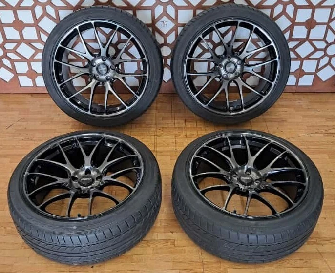 JDM RAYS VOLKRACING G27-PM FORGED 20x9.5J+30 9.5J+38 245/40R20 PCD114. No Tires