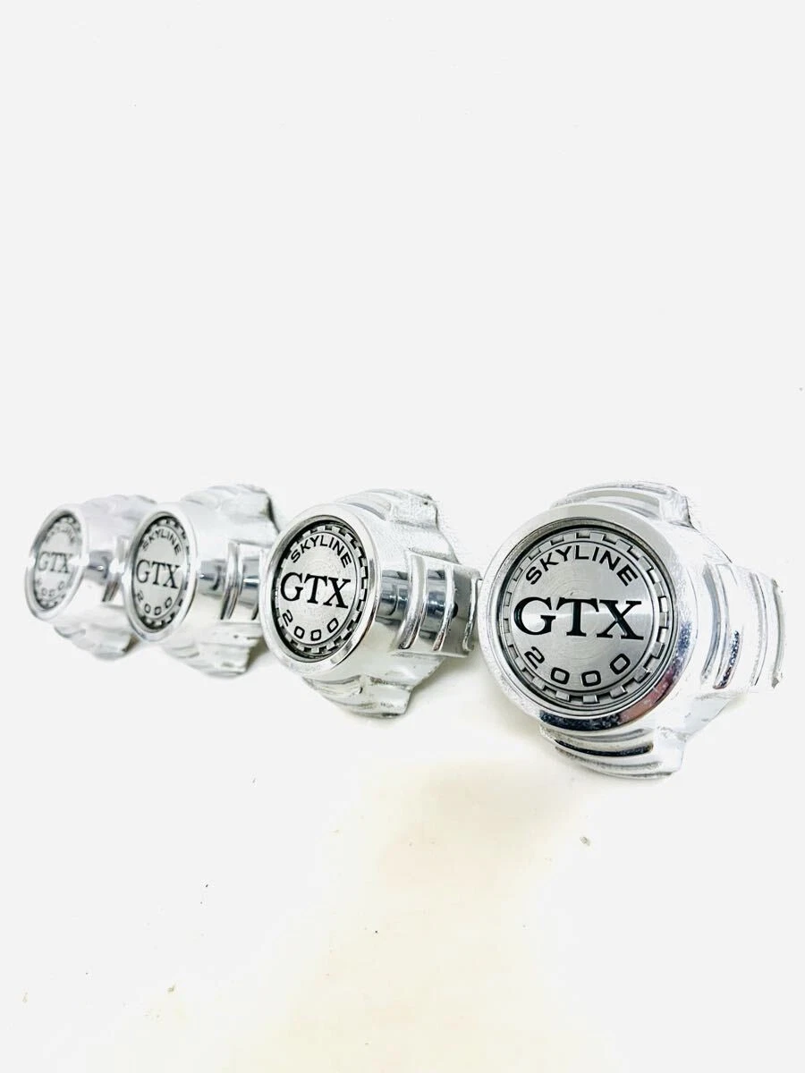 JDM Genuine center caps for Skyline Kenmeri 2000GTX 1 set No Tires - Image 5