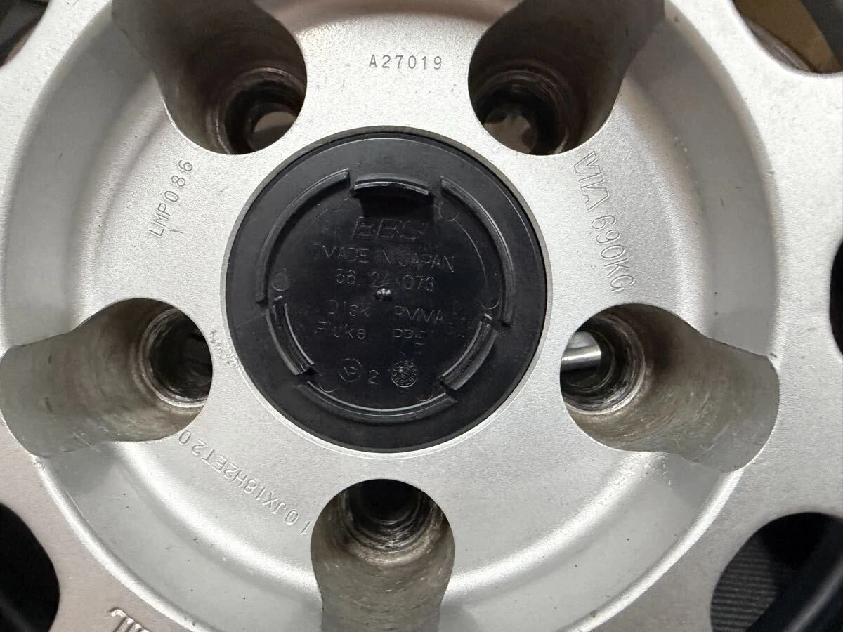 JDM BBS LM 2Book rebarrel 18-inch BBS No Tires - Image 5