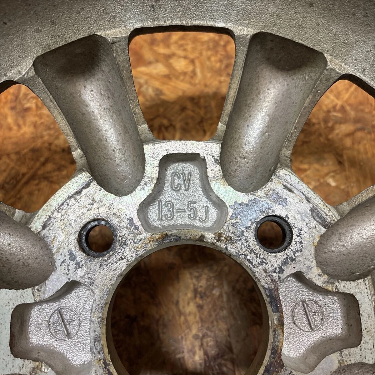 JDM Rare Watanabe 13x5J+30 114.3/4 Bolt Pattern Kei Size Fits Alto Eve No Tires - Image 10