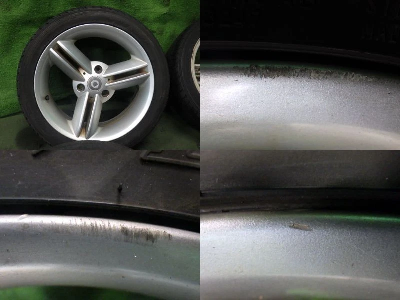 JDM Genuine Smart Roadster 166.5J 7J PCD112 3-lug aluminum wheels and No Tires - Image 9