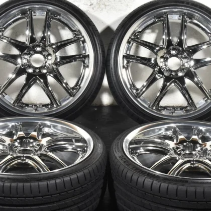 JDM RAYS VOLK RACING GT-V 19-inch wheels PCD 114.3 MINERVA RADIAL F205 No Tires