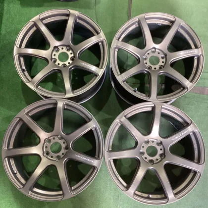 JDM Super Rare Size WORK Emotion T7R 4Wheels no tires 19x9.5+38 5x114.3