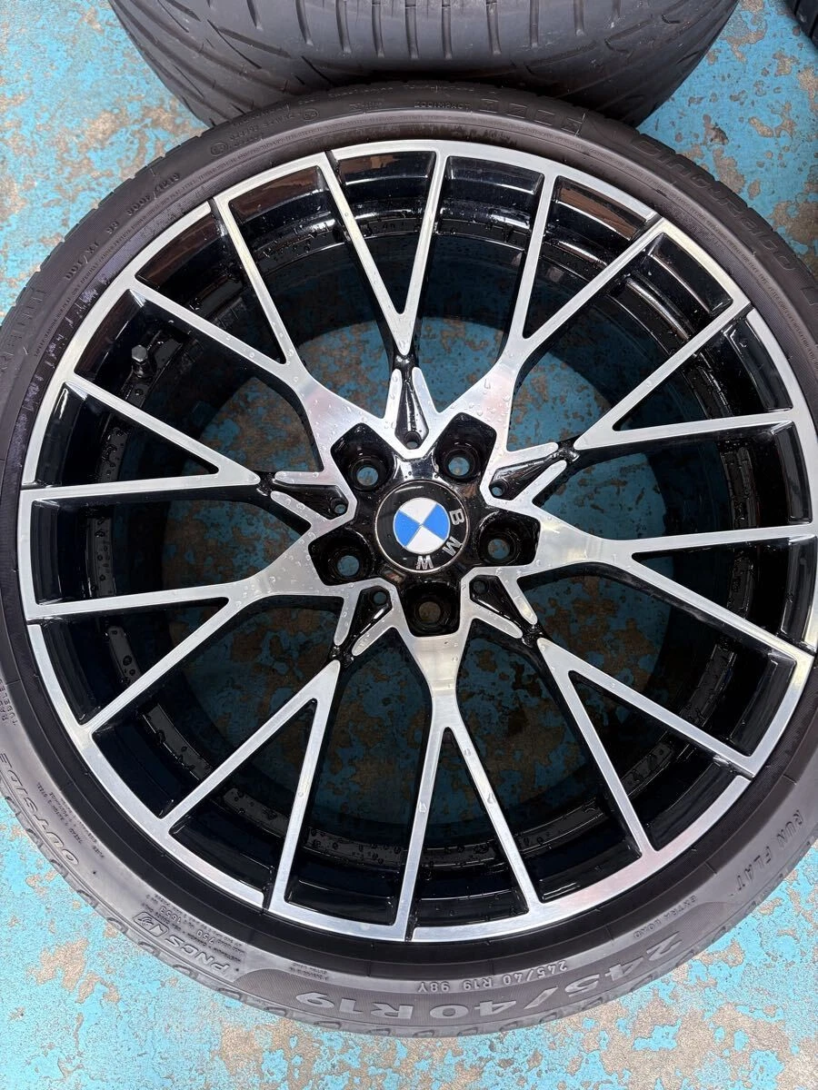 JDM BMW M2 Competition with genuine R19 5-lug PCD120 tires 19-inch 9J+ No Tires - Image 2