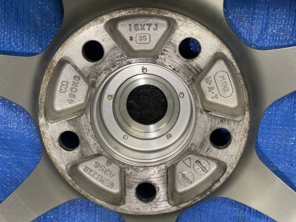 JDM Out of print rare Enkei ENKEI_RACING_RS + M16x7J +35 114.3/5H Civ No Tires - Image 10