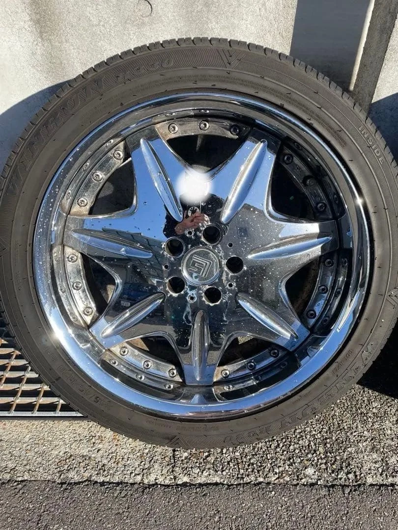 JDM ok 20work Black 5 spoke No Tires - Image 4