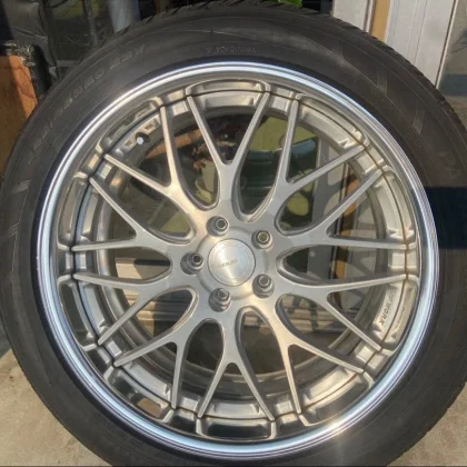 JDM WORK GNOSIS YOKOHAMA 245/45R20 tire set of 4 No Tires