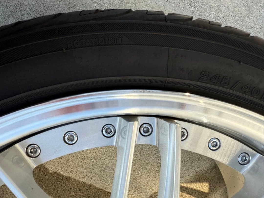 JDM TWS Exlete 20 Aluminum Wheels No Tires - Image 9