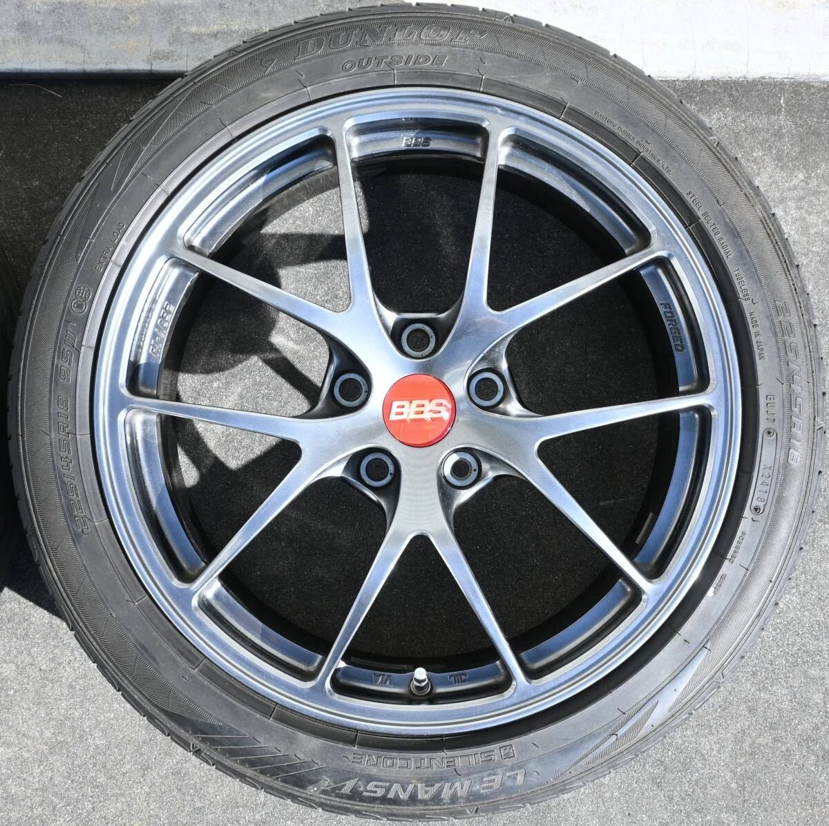 JDM BBS RI-A 18x8.0J+45 PCD114.3 5H RI-A032 GR Yaris Levorg Layback Ve No Tires - Image 4