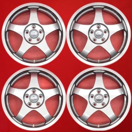 JDM Out-of-print rare OZ Black wheels 4Book 7J 17PCD108 5x108 +35 bolt No Tires