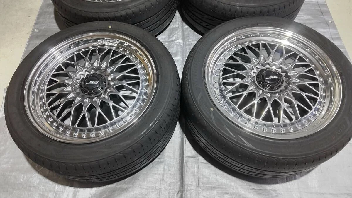 JDM Wheels: SSR Professor Mesh Under 18-inch +49. Tires: Bridgestone L No Tires - Image 5