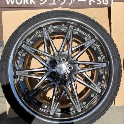 JDM WORK SCHWERT SG1 4-Book Set 19-inch for Prius No Tires